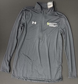 womens black half zip jacket